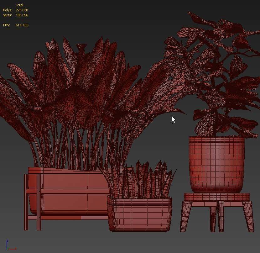 Flower Pack 43 3D model_3