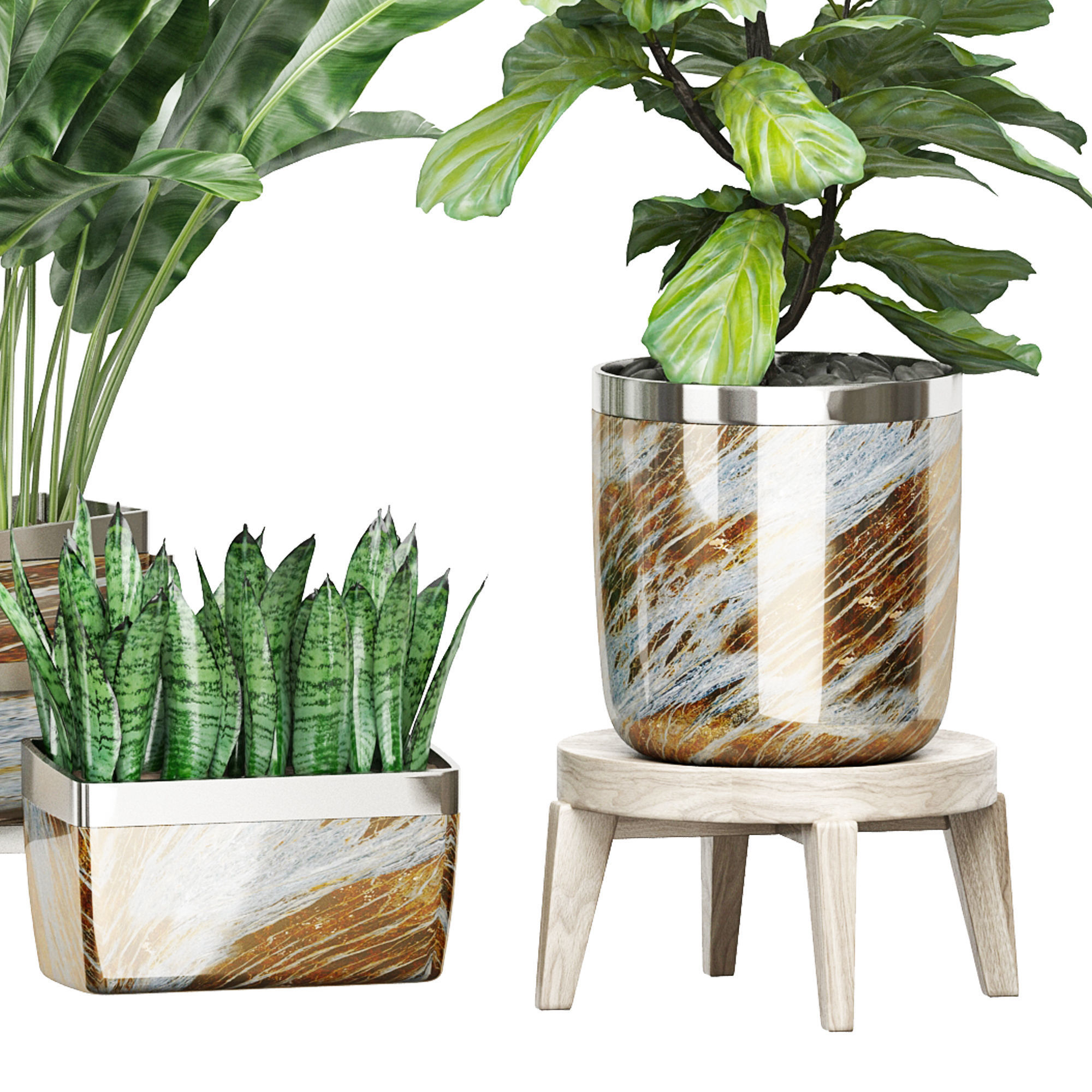 Flower Pack 43 3D model_1