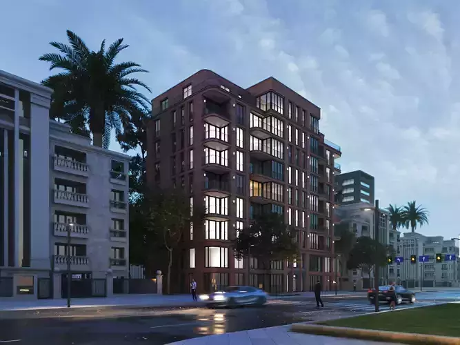 Apartment Building In Uk