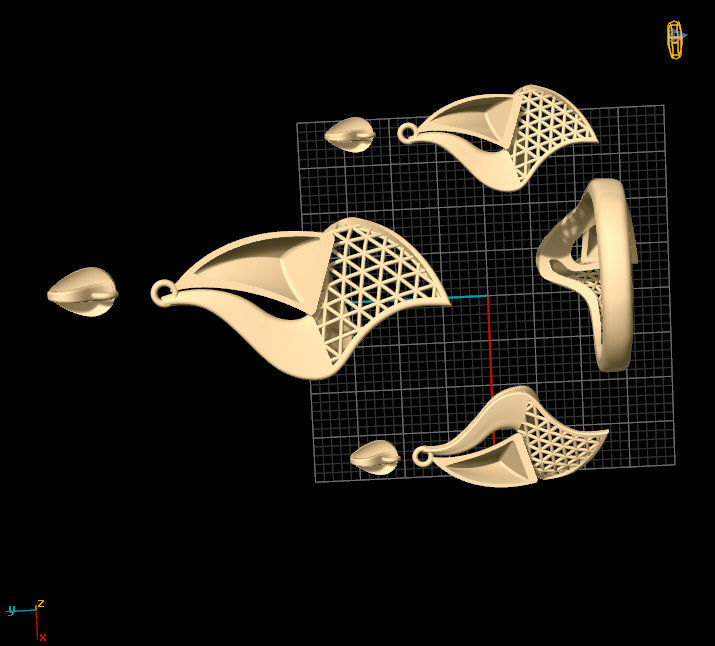 Ultra vision gold set Silver Gold  Print 3D print model_9