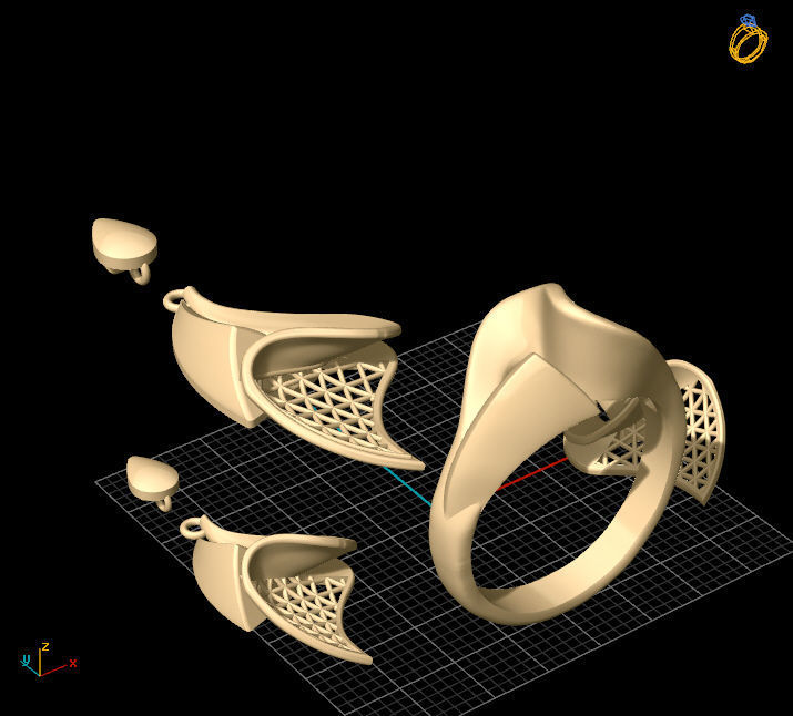Ultra vision gold set Silver Gold  Print 3D print model_10