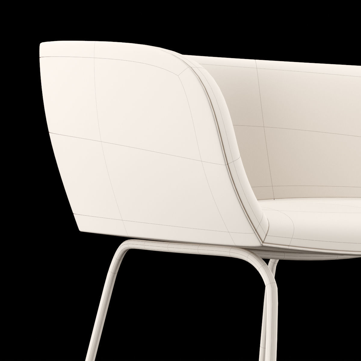 Bar chair 2 3D model_17