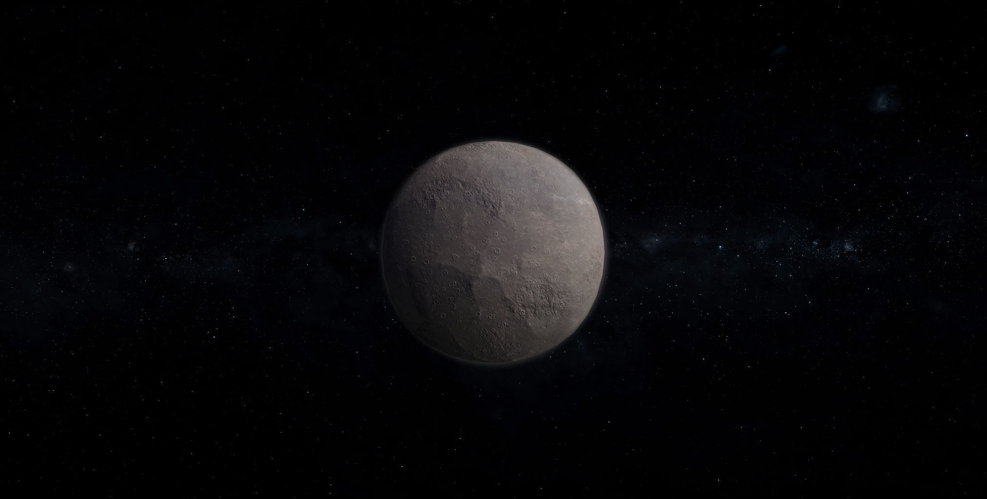 Dwarf Alien Planet or Moon 01 Low-poly 3D model_4