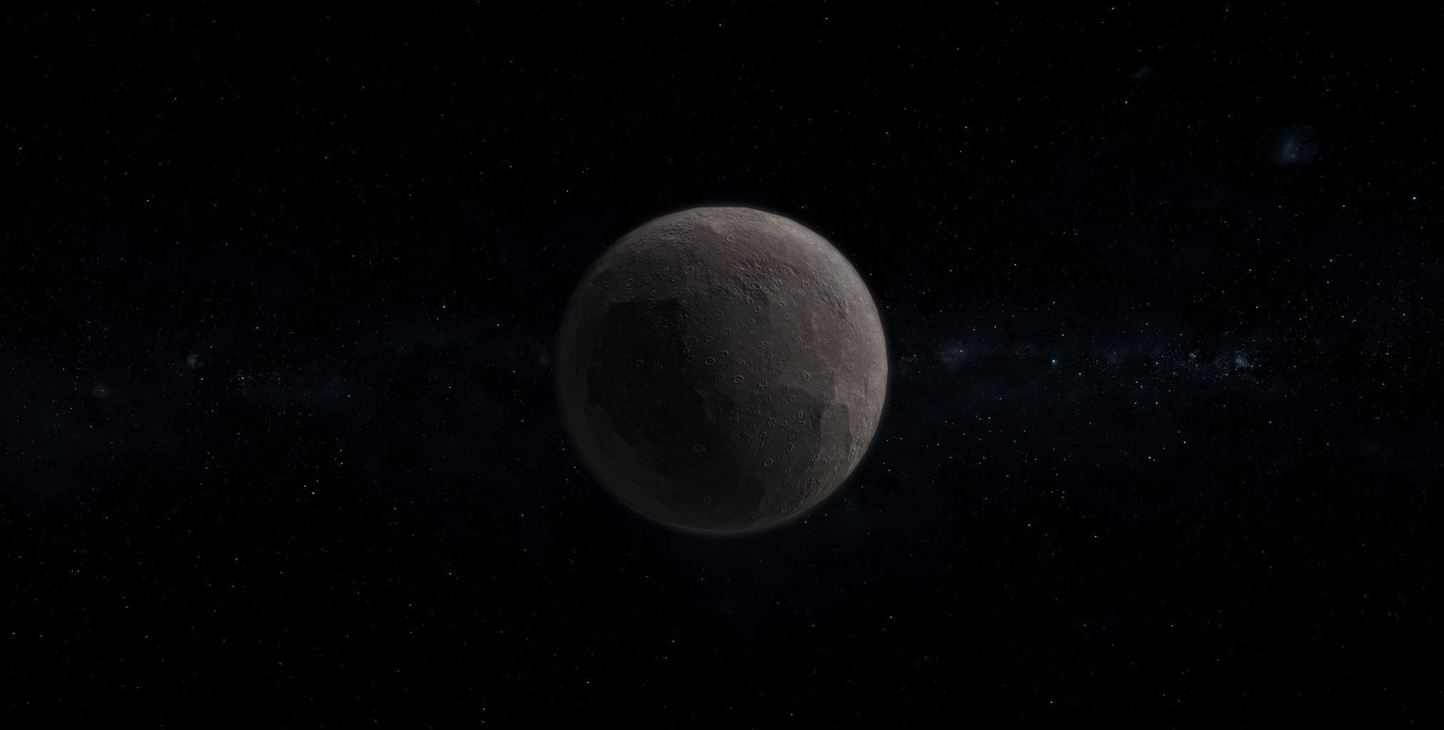 Dwarf Alien Planet or Moon 01 Low-poly 3D model_5