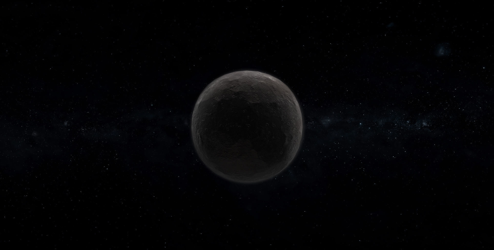 Dwarf Alien Planet or Moon 01 Low-poly 3D model_6