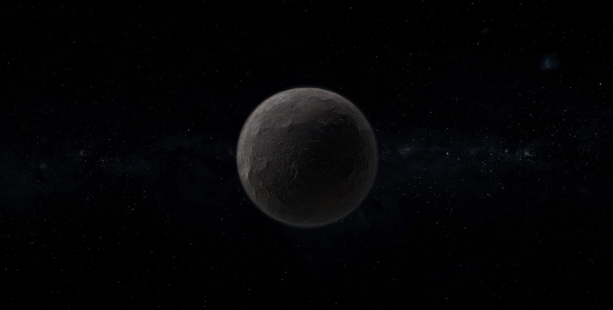 Dwarf Alien Planet or Moon 01 Low-poly 3D model_7