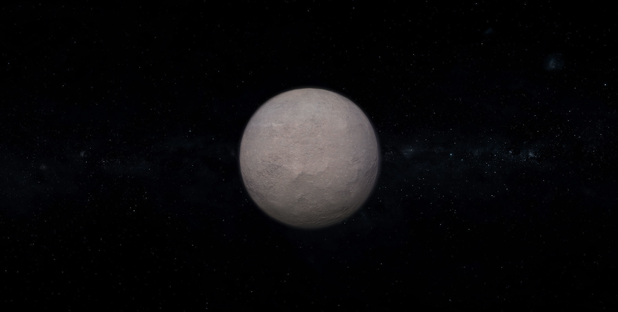 Dwarf Alien Planet or Moon 01 Low-poly 3D model_2