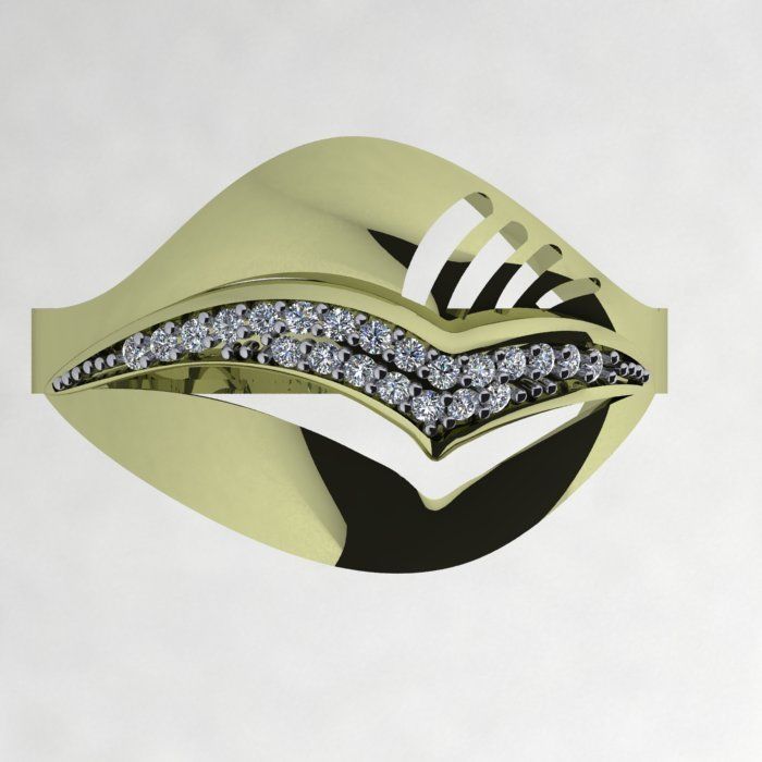 a Beautiful and Modern Ring 3D print model_10