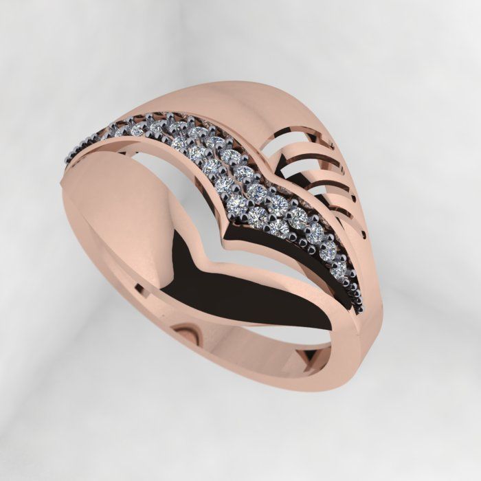 a Beautiful and Modern Ring 3D print model_5