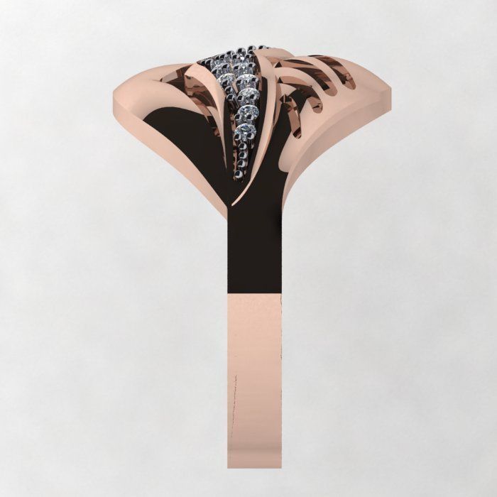 a Beautiful and Modern Ring 3D print model_11