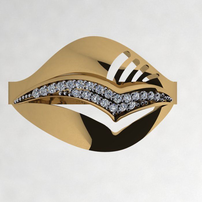 a Beautiful and Modern Ring 3D print model_1