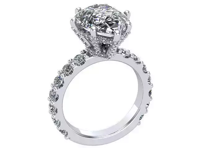 Pointy Ring 3D print model