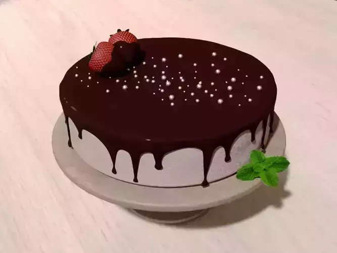 Chocolate Cake 3D model