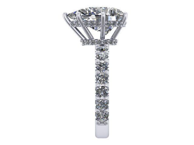 Pointy Ring v2  3D print model_4