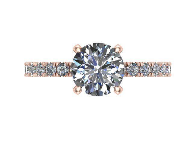 Rose Ring  3D print model_4