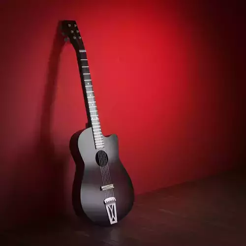 Guitar 3D Model acoustic