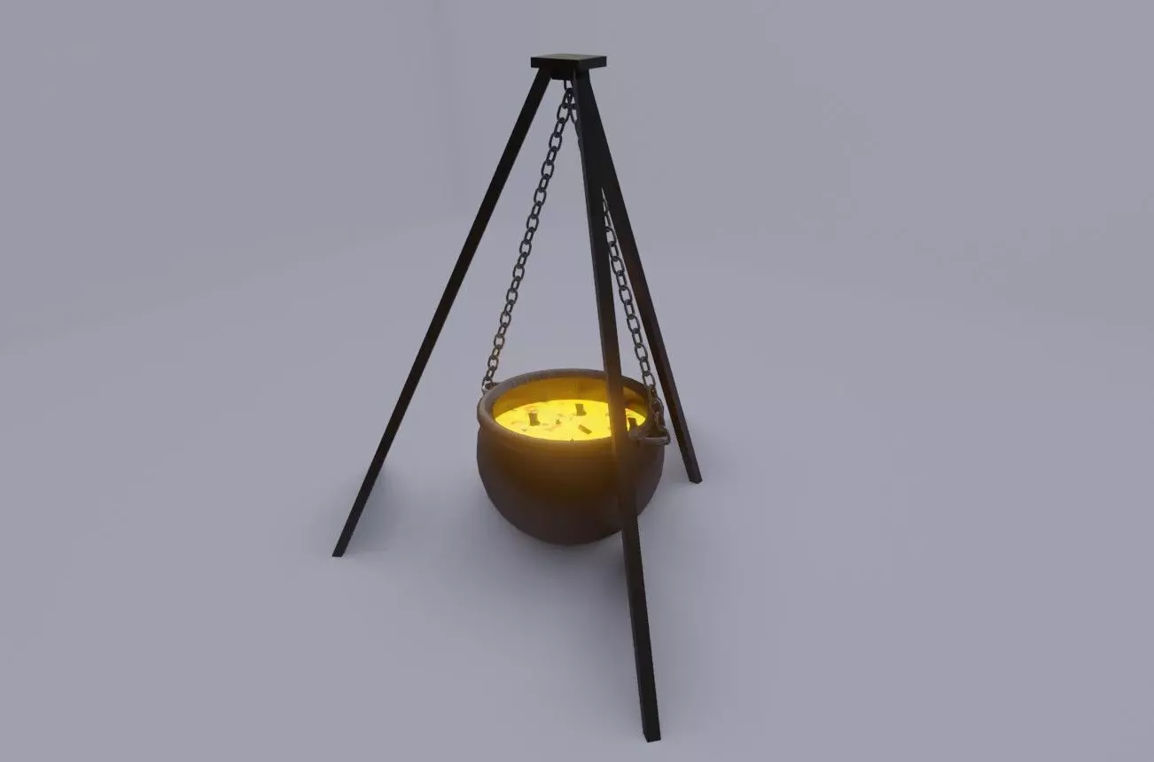 Cauldron - Caldeirao 3D model_0