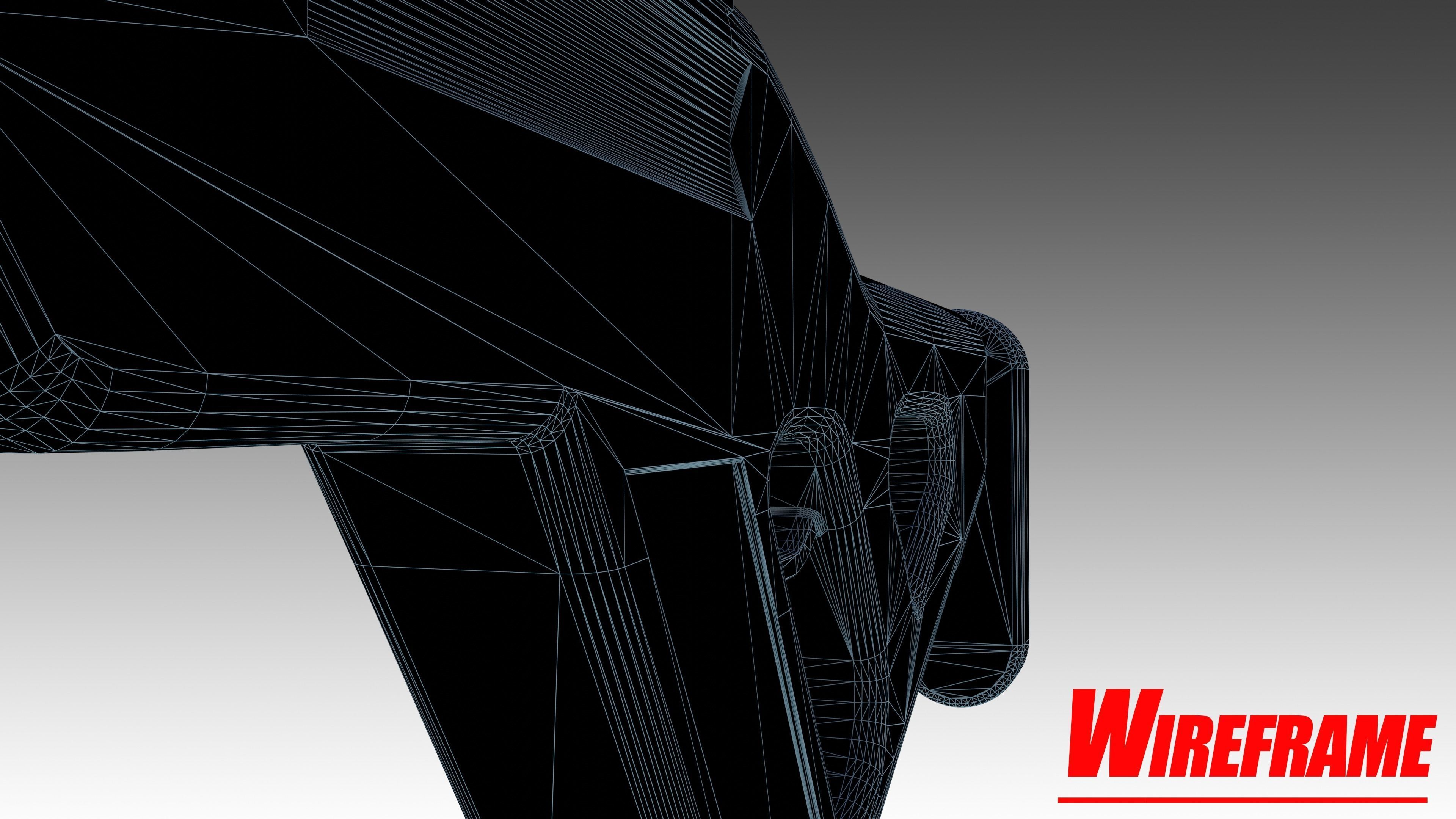 Whisper WR-51 SMG Low-poly 3D model_20