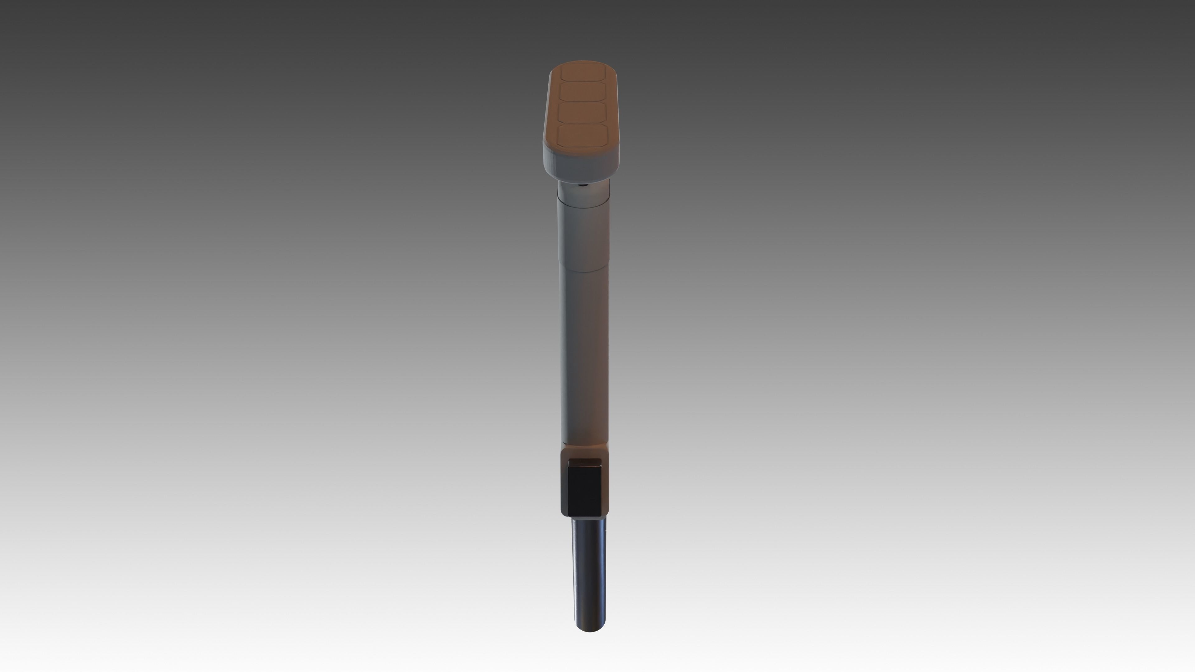 Whisper WR-51 SMG Low-poly 3D model_7