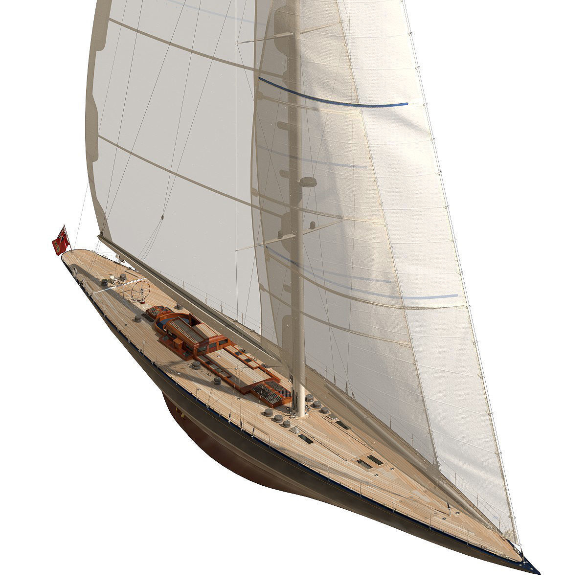J-Class Yacht ENDEAVOUR JK4 3D model_3