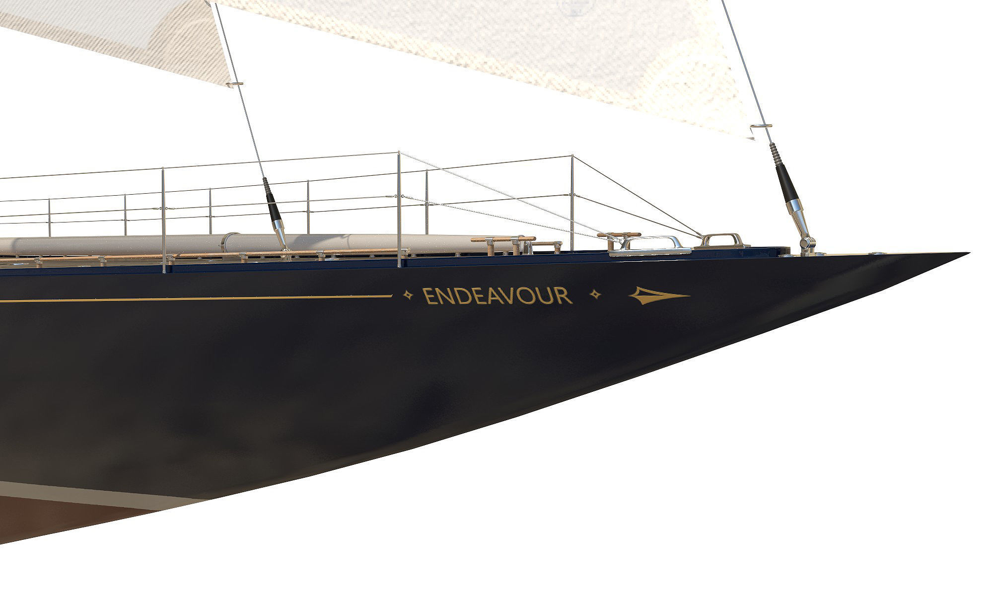J-Class Yacht ENDEAVOUR JK4 3D model_10