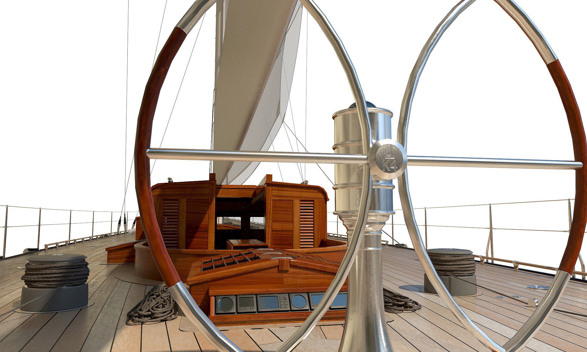 J-Class Yacht ENDEAVOUR JK4 3D model_6