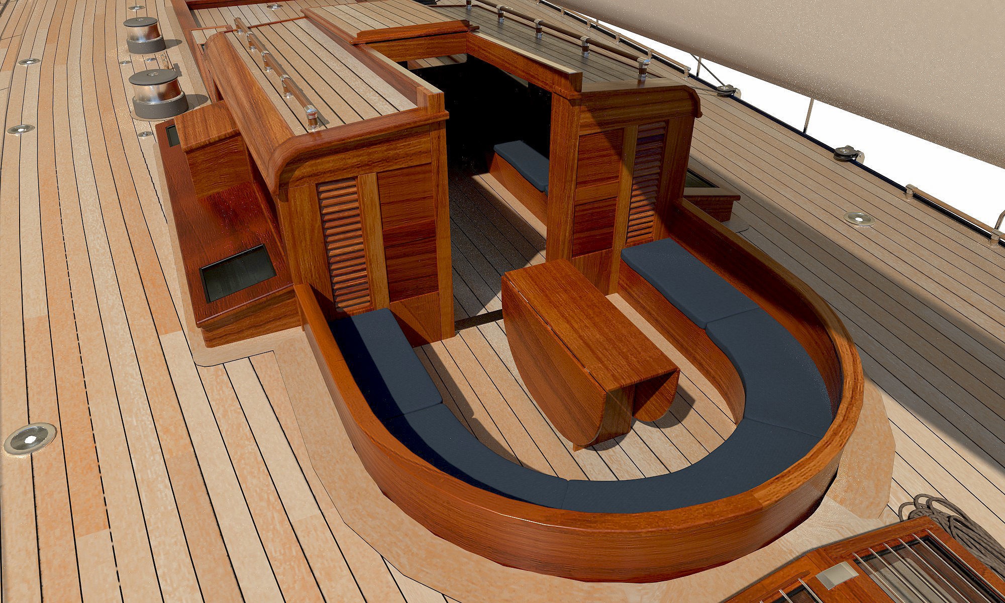 J-Class Yacht ENDEAVOUR JK4 3D model_7