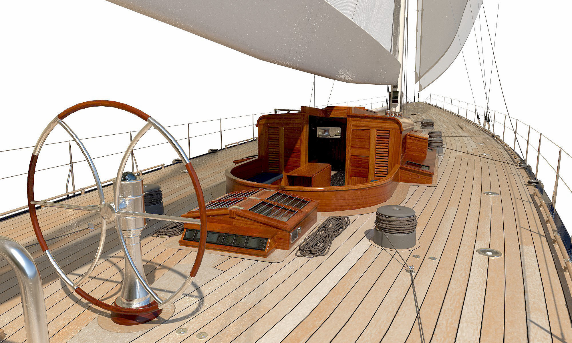 J-Class Yacht ENDEAVOUR JK4 3D model_5