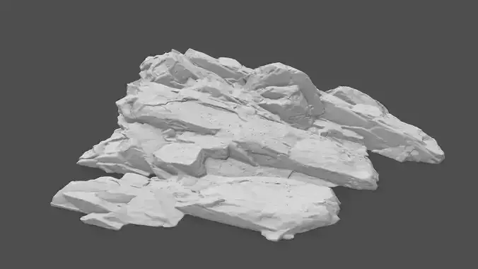 rock 30 3D print model