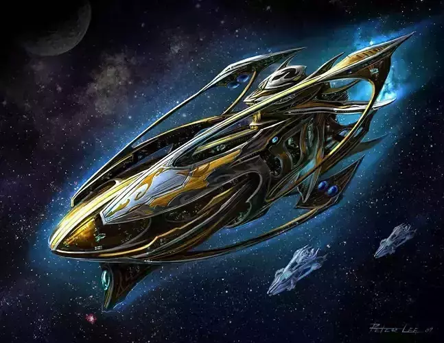 Starcraft Carrier 3D print model
