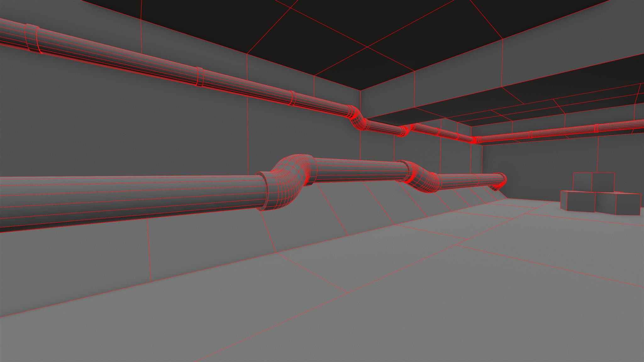 Sci-Fi Panels Low Poly Low-poly 3D model_14