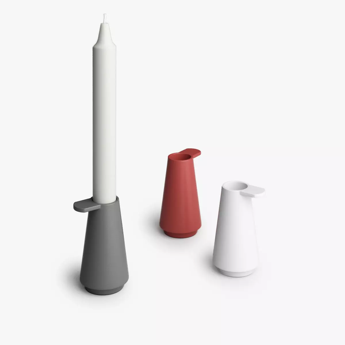 Muuto Grip Candlestick 3D model_0