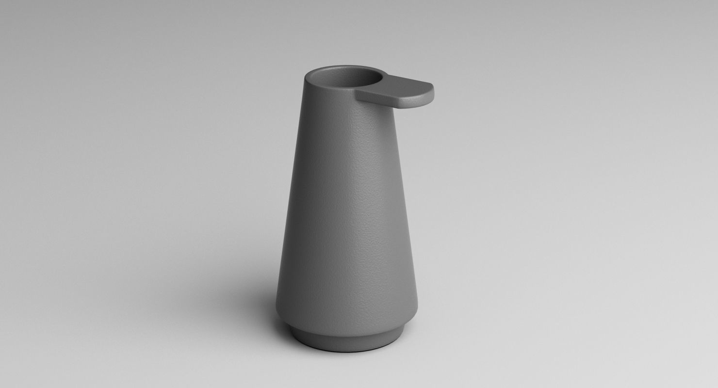 Muuto Grip Candlestick 3D model_2