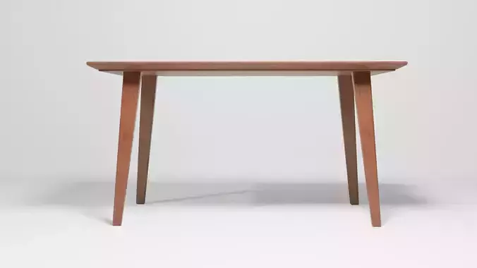 Dark Wooden Dining Table