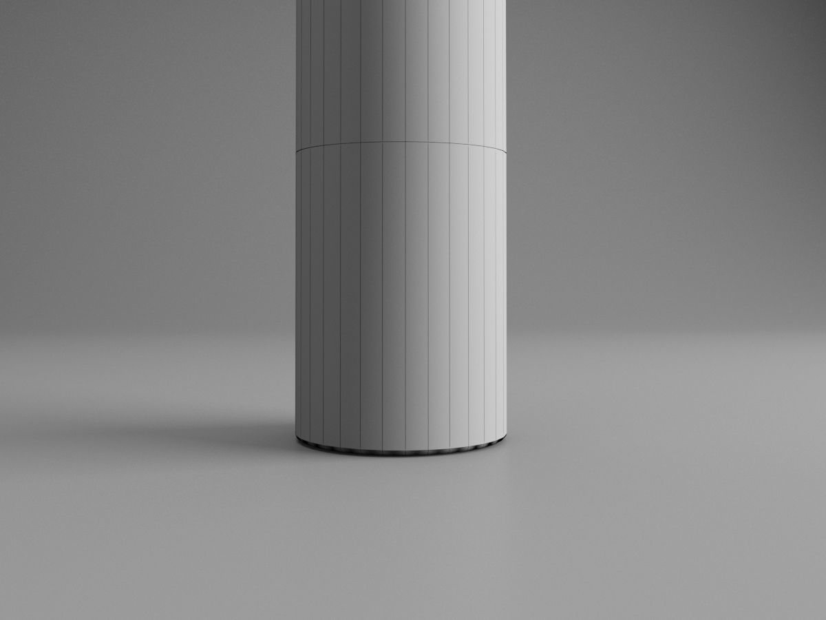 Classy Black and White Vase Free 3D model_2