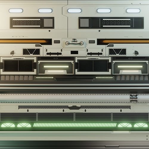 Sci-fi trimsheet Texture