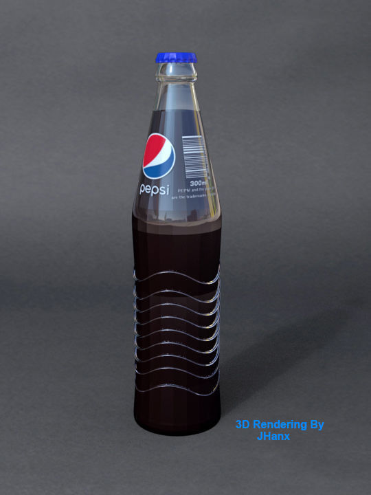 Pepsi Bottle 3D model_6