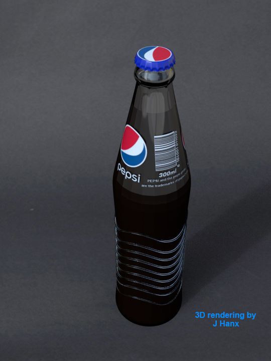 Pepsi Bottle 3D model_4