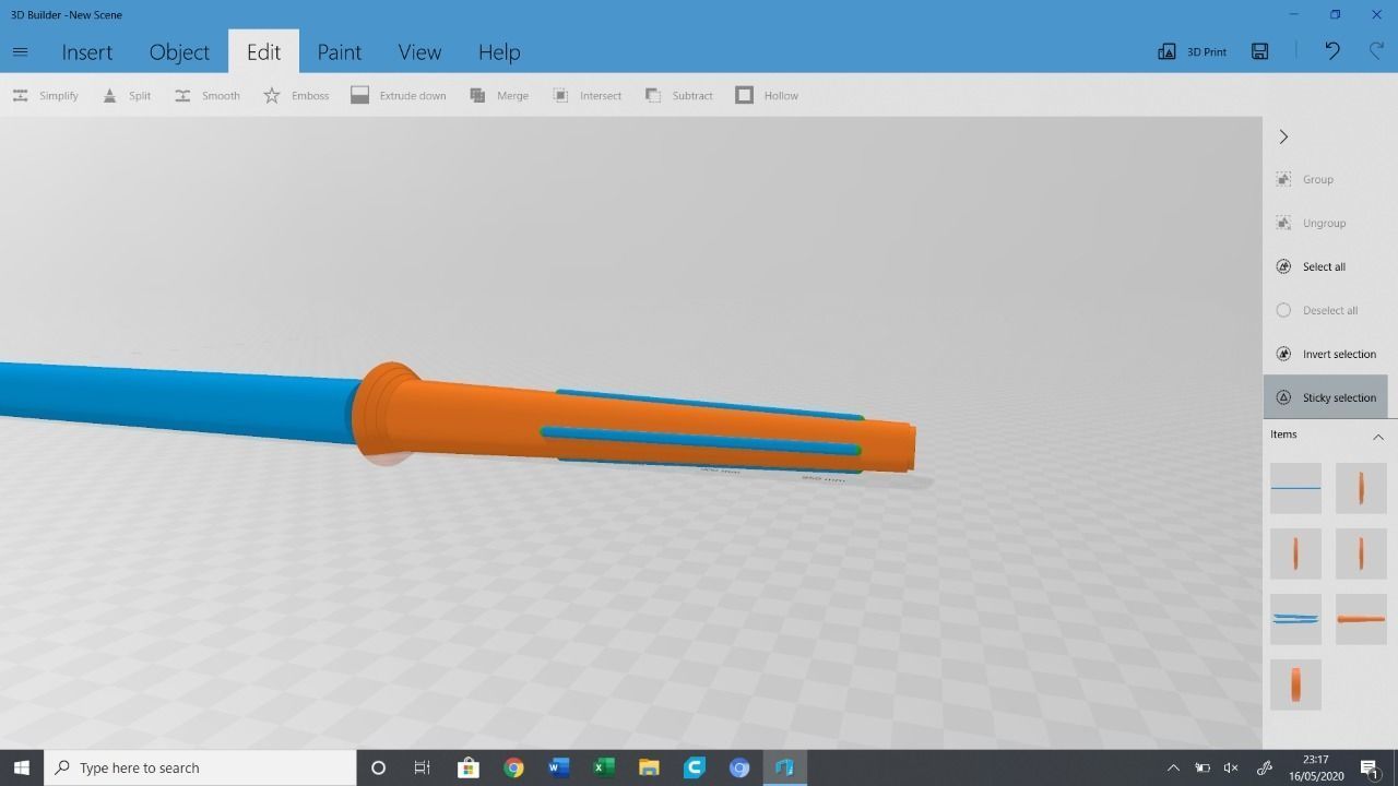 Magna Guard Staff 3D print model_4