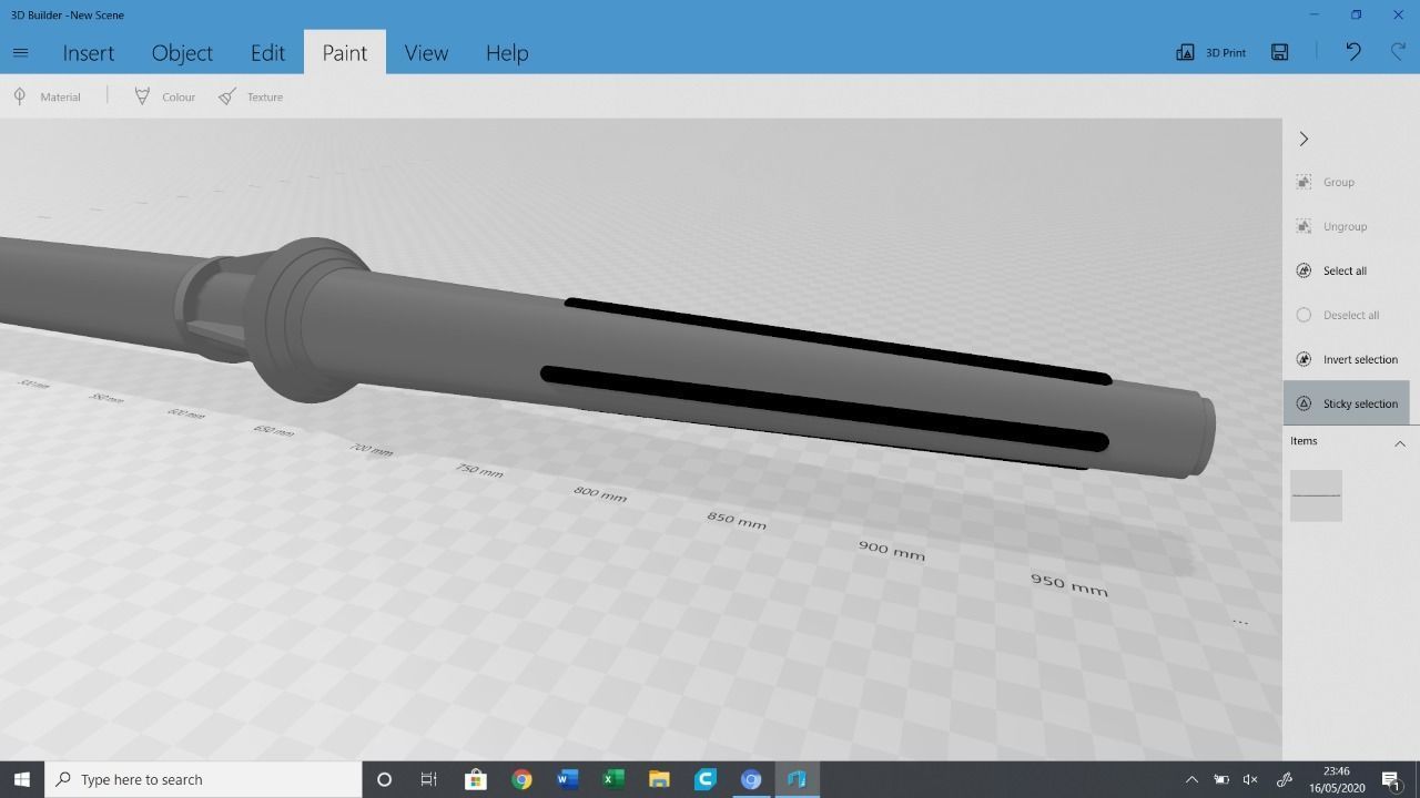 Magna Guard Staff 3D print model_3