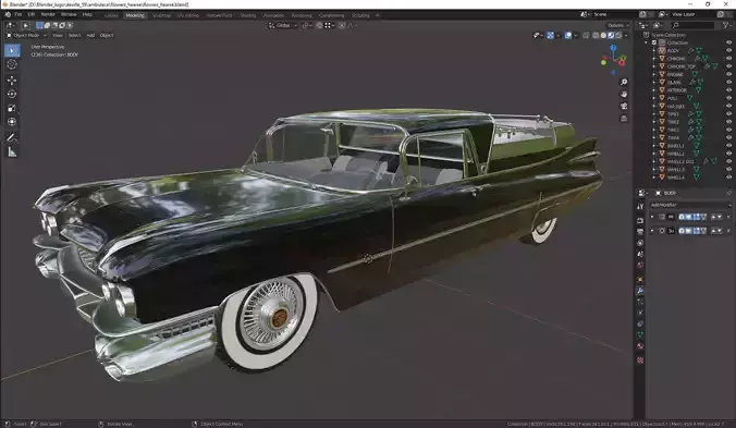 Cadillac Superior Porta Hearse Flowers 1959 