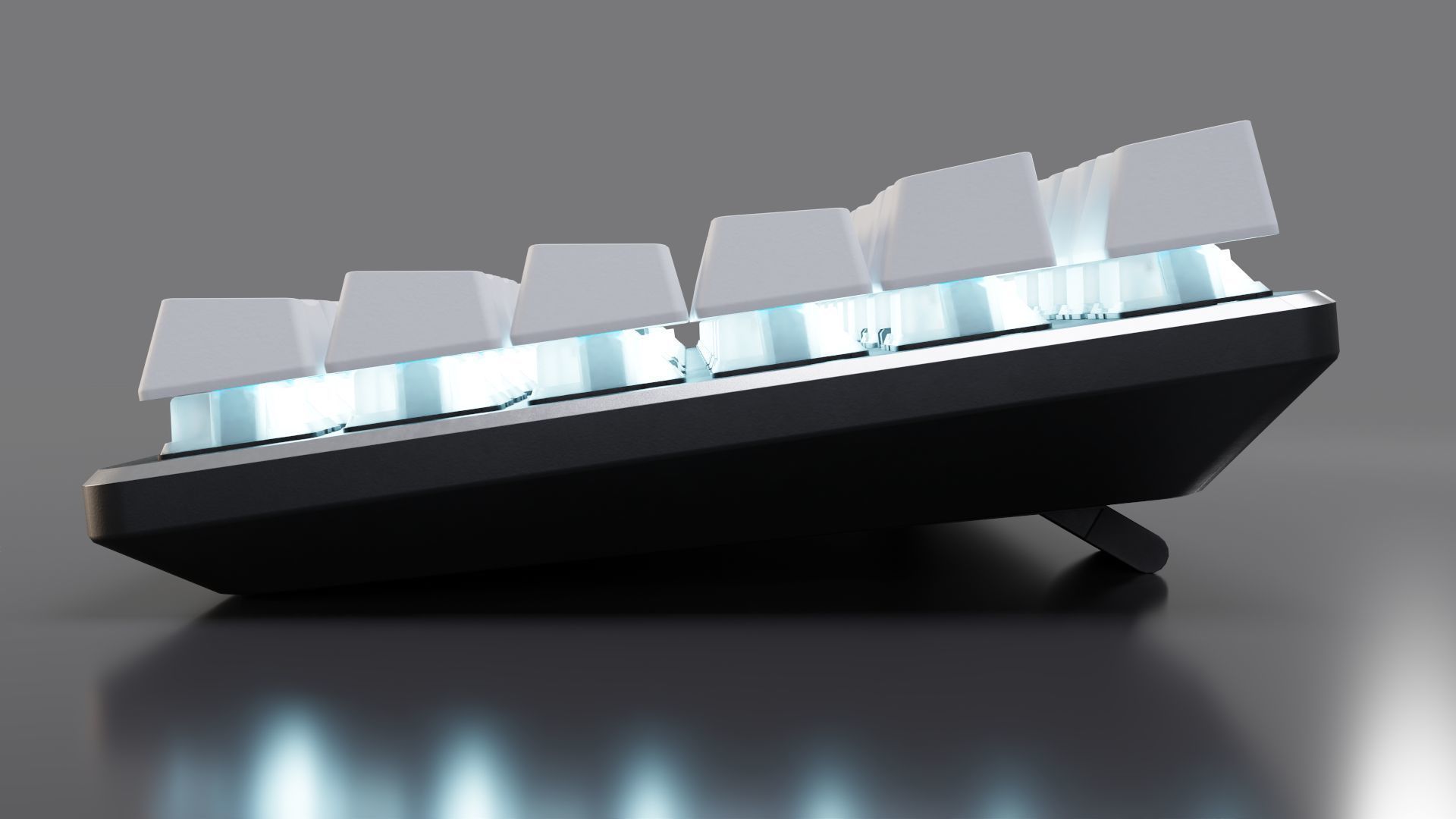 Mechanical Keyboard 82-Key LED 3D model_10