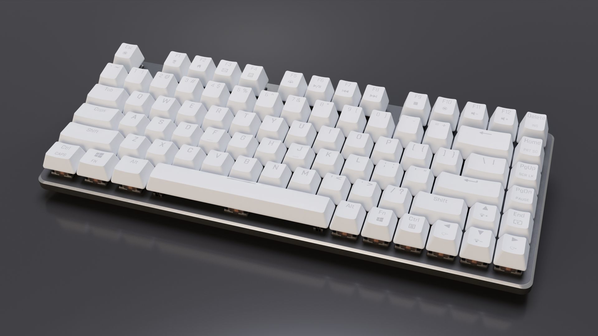 Mechanical Keyboard 82-Key LED 3D model_13