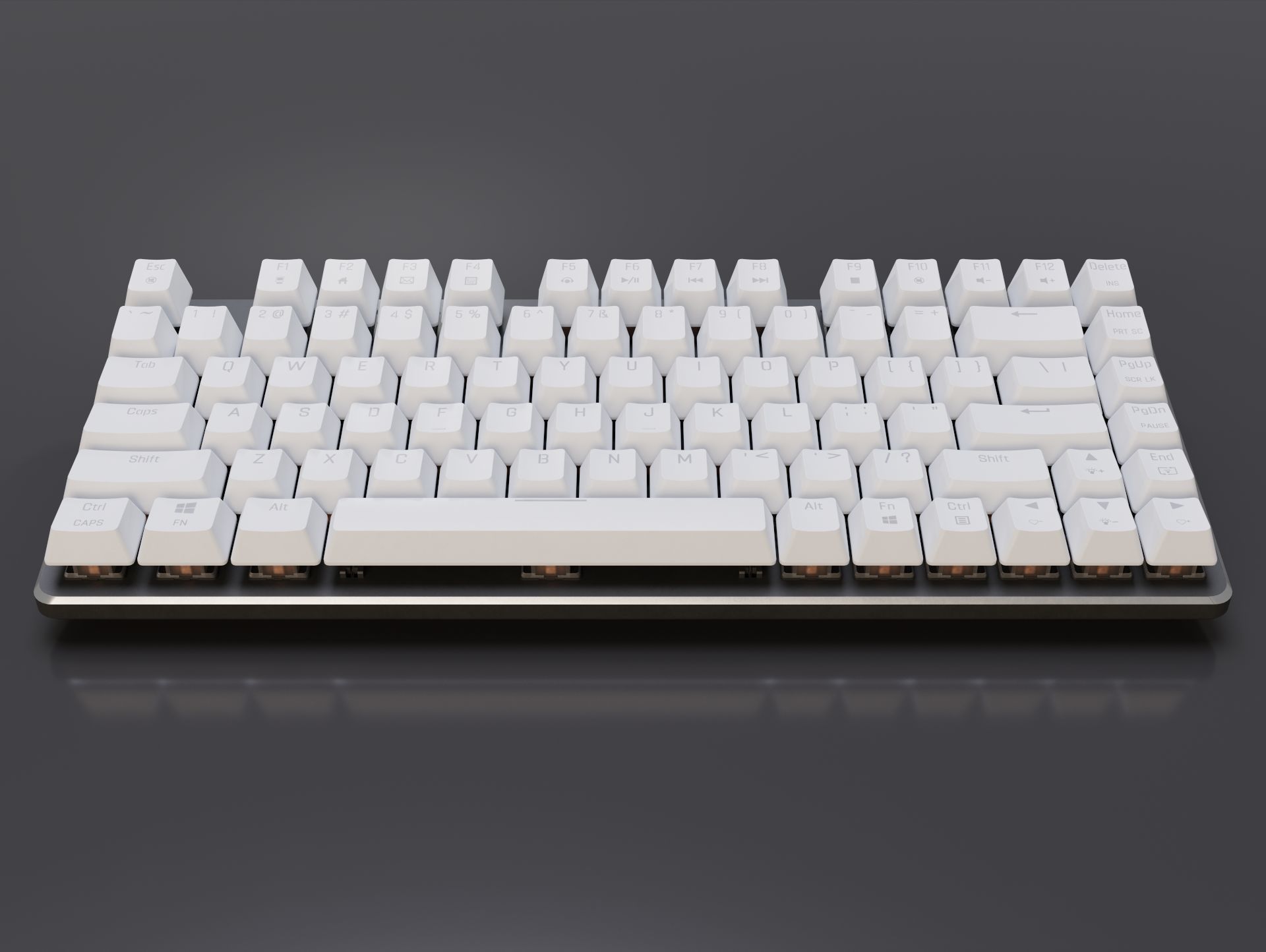 Mechanical Keyboard 82-Key LED 3D model_2