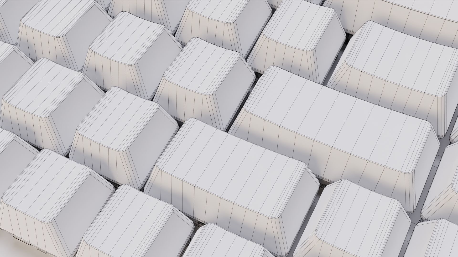 Mechanical Keyboard 82-Key LED 3D model_18