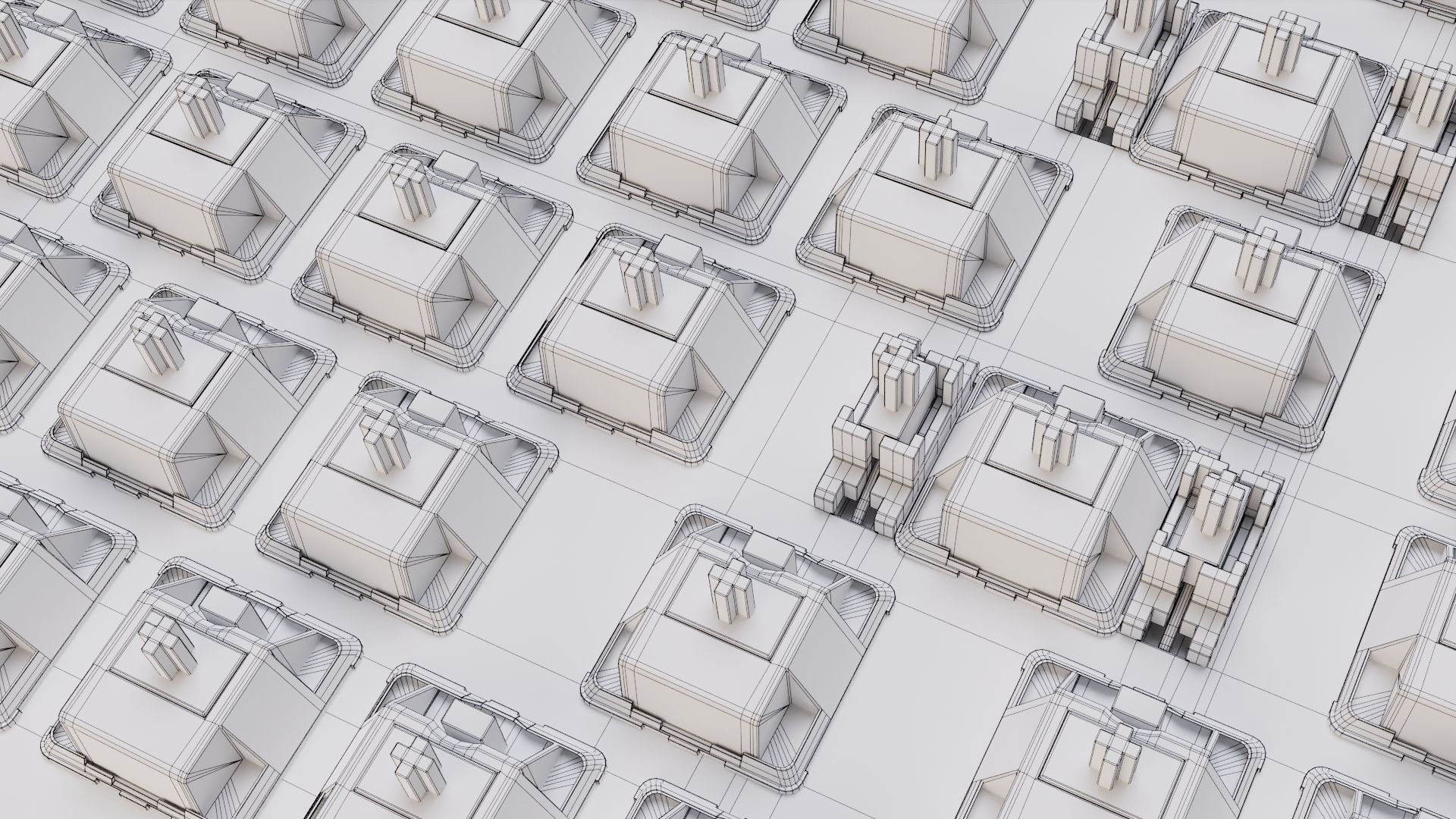 Mechanical Keyboard 82-Key LED 3D model_17