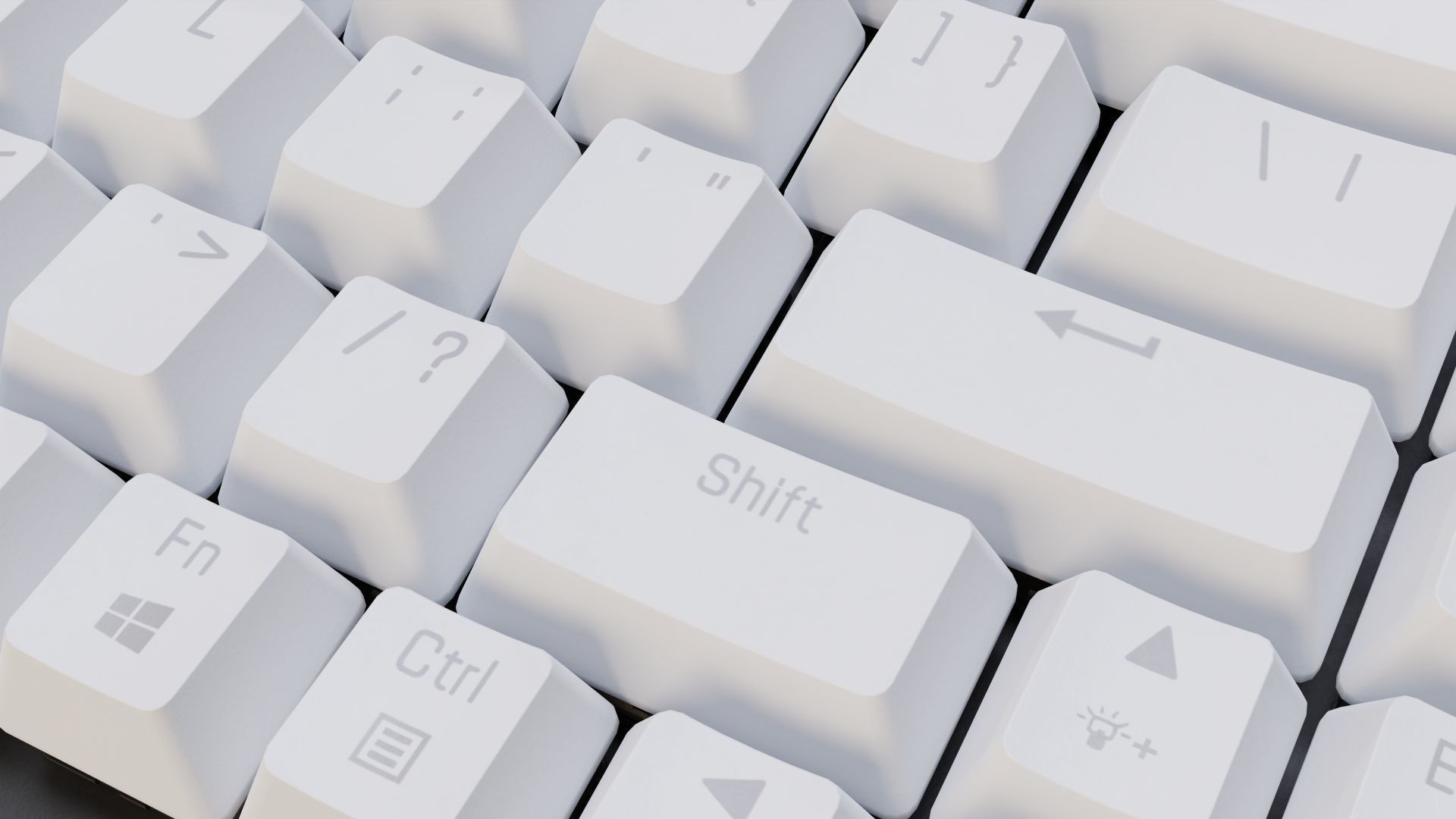 Mechanical Keyboard 82-Key LED 3D model_5