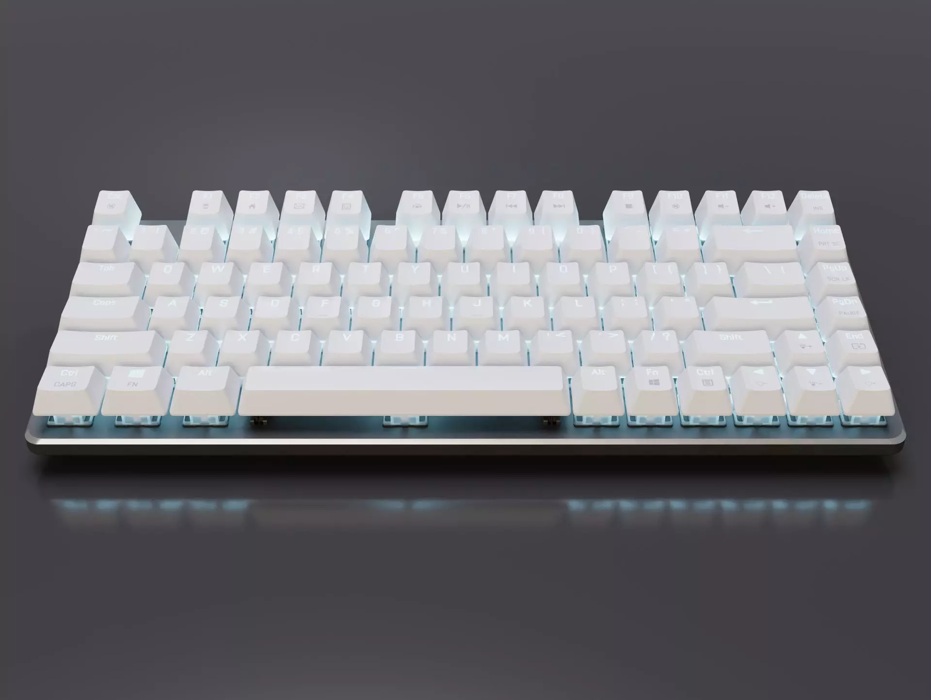 Mechanical Keyboard 82-Key LED 3D model_0