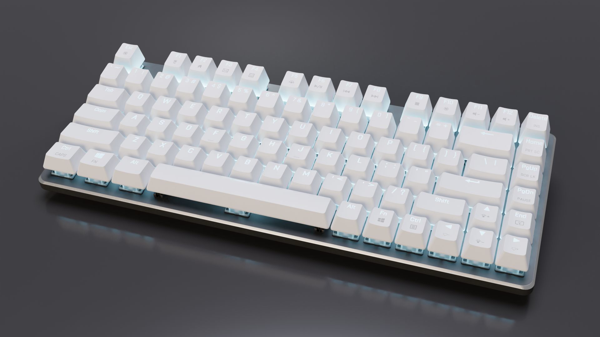 Mechanical Keyboard 82-Key LED 3D model_14