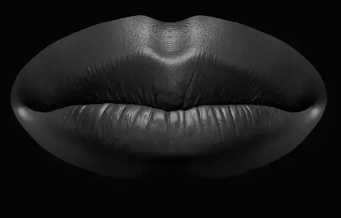 Realistic Lips Female